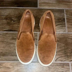 A.P.C Noisette slip on suede shoes